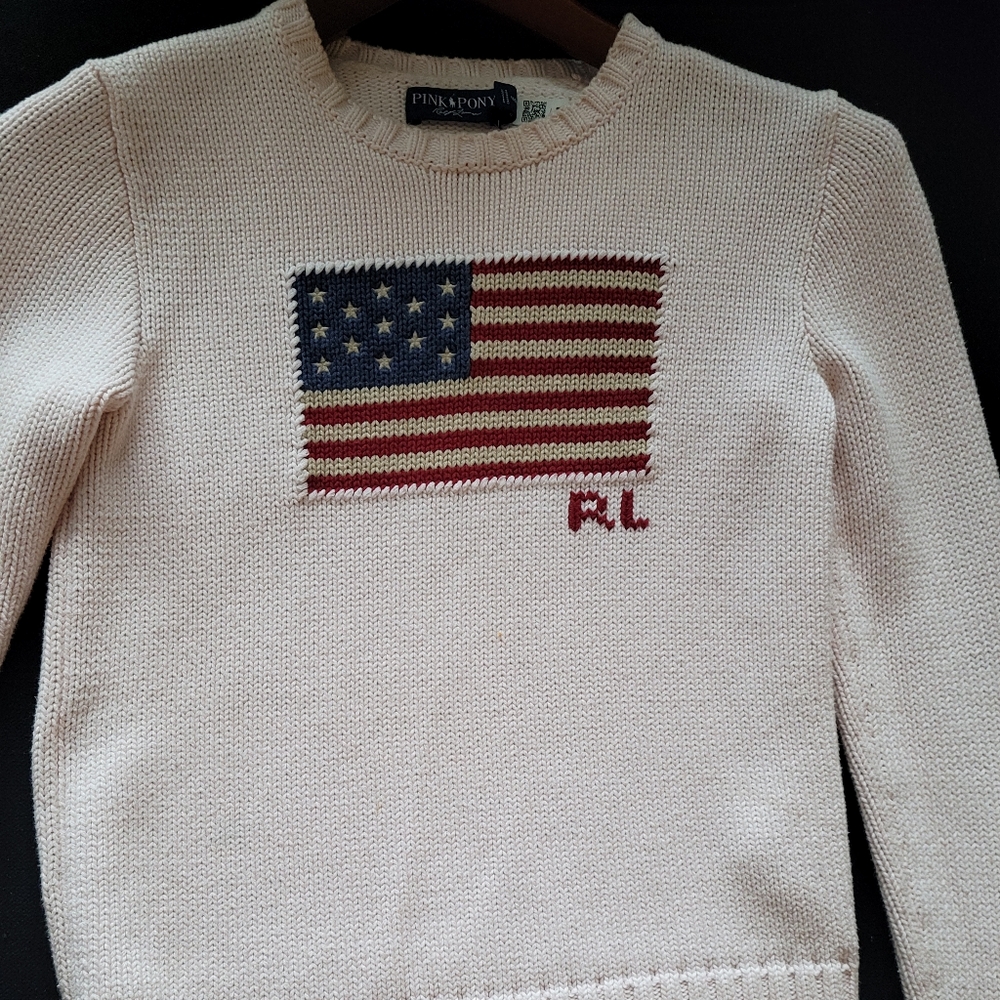 Ralph Lauren Sweater with American Flag